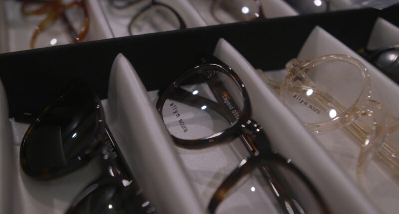 From corporate burnout to eyewear empire: Designer Allyn Scura's vintage collection supplies Hollywood