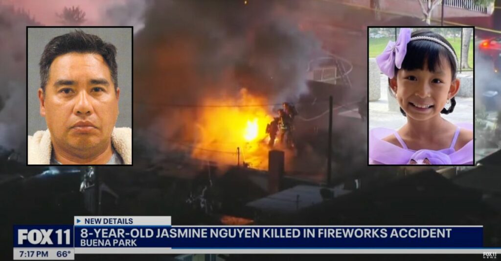Girl, 8, dies after illegal fireworks are set off: Cops