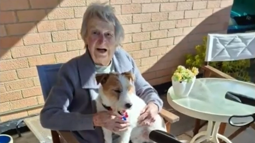 Great grandmother Pat, who had to wait more than 24 hours for a hospital bed after a fall.
