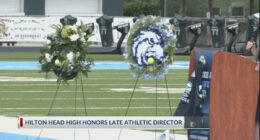 HHI residents gather to honor longtime athletic director