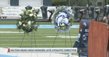 HHI residents gather to honor longtime athletic director