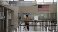 WASHINGTON, UNITED STATES - JUNE 29: A general view of Dulles International Airport during a media briefing tour organized by the U.S. Department of State's Foreign Press Center to present procedures related to incoming foreign nationals in Washington, United States, on June 29, 2025. (Photo by Celal Gunes/Anadolu via Getty Images)