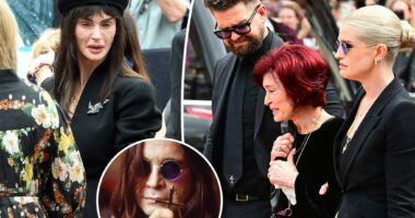 How each Osbourne family member paid tribute to Ozzy with meaningful jewelry and accessories at his funeral