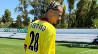 Hugo Ekitike was spotted training in retro Steven Gerrard shirt a MONTH before £80m Liverpool move