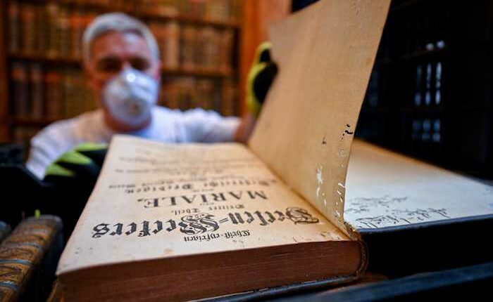Hungary's oldest library is fighting to save 100,000 books from a beetle infestation