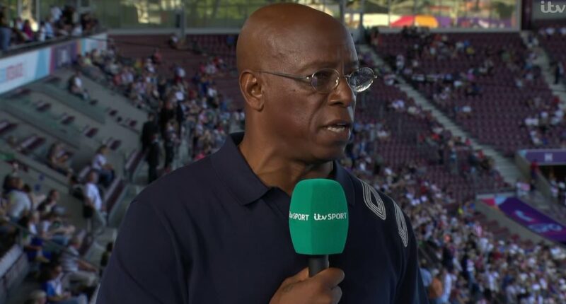 Ian Wright declares 'I had to be here' as he makes ITV return for Lionesses Euro semi-final in his first women's game since Eni Aluko accused him of 'blocking' female pundits