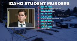 Kohberger, 30, a former graduate student in criminal justice at Washington State University, faces murder charges for the deaths of Xana Kernodle, Madison Mogen, Kaylee Goncalves and Ethan Chapin, who were killed at an off-campus house near the University of Idaho on Nov. 13, 2022. He had pleaded not guilty.