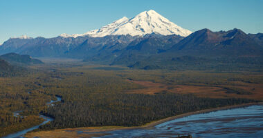 Iliamna Volcano in Alaska 'rumbling' after being inactive for a century