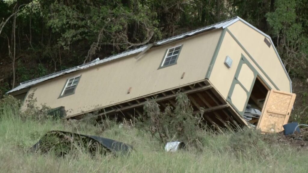 Ingram family dog makes her way back home days after floodwaters consumed house