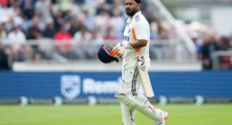 Injured Rishabh Pant will miss India's fifth test vs. England