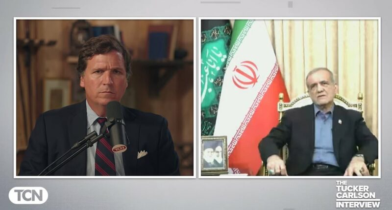 Iranian president provides Tucker Carlson with wild answer on the true meaning of 'Death to America'