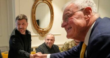 Italy opens Ukraine rebuilding conference as doubts of US defense help remain