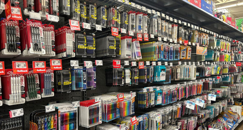 It's a back-to-school shopping spree as families rush to beat tariffs