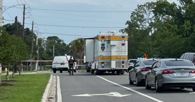 JSO officer shot after responding to Family Dollar robbery, chief says