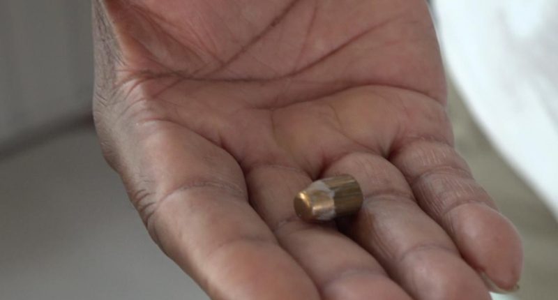 Jacksonville man warns of celebratory gunfire dangers after bullet hits his home