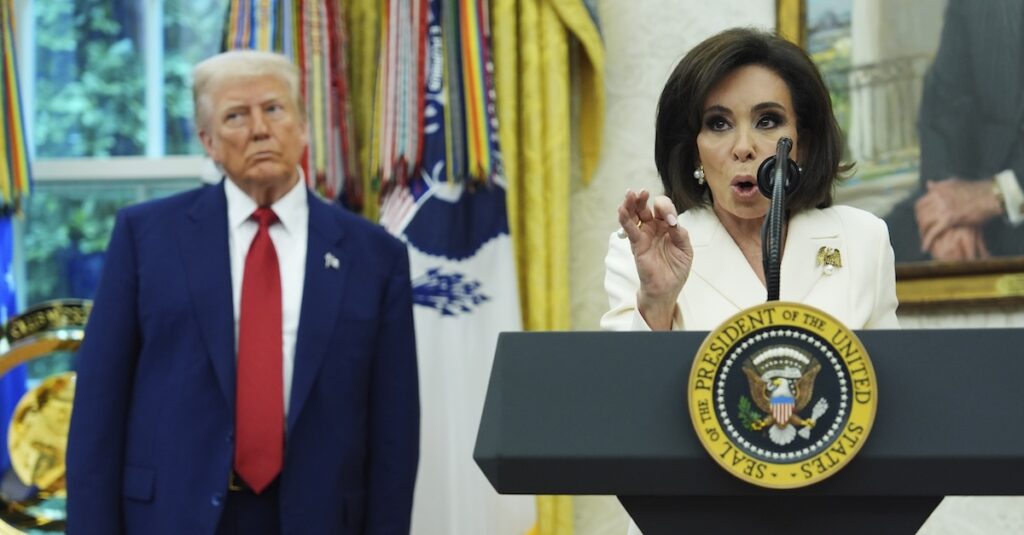 Jeanine Pirro sues to 'oust' board members Trump fired
