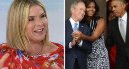 Jenna Bush Hager reveals her father George W. Bush's reaction to the Obama divorce rumors: "He was like, 'That isn't true. I know them'"