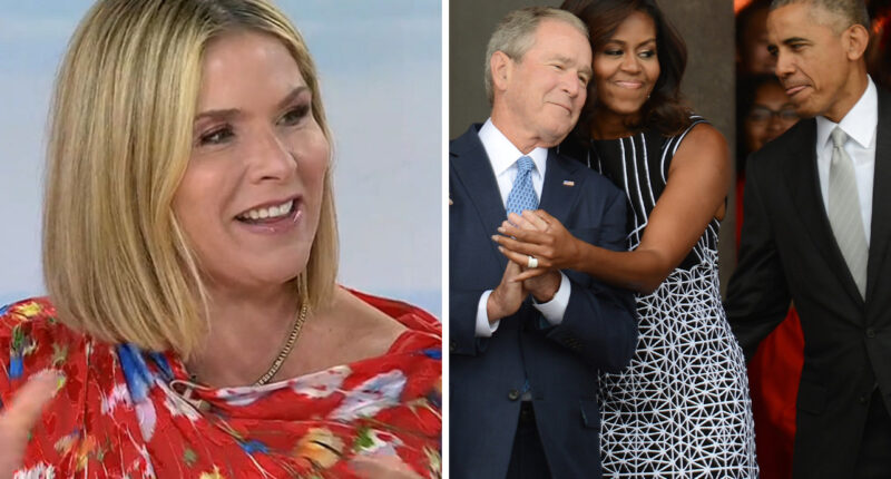 Jenna Bush Hager reveals her father George W. Bush's reaction to the Obama divorce rumors: "He was like, 'That isn't true. I know them'"