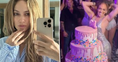 Jennifer Lopez shares makeup-free selfie for 56th birthday