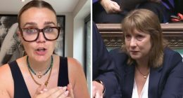 Jeremy Clarkson's daughter loses it in explosive Rachel Reeves rant