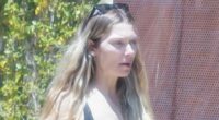 Jess Hart packs belongings into storage unit after split from fiancé