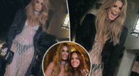 Jessica Simpson wows in glittering see-through dress at lavish Chateau Marmont birthday bash