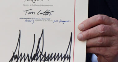 Just 1 in 4 US adults say Trump's policies have helped them, a new AP-NORC poll finds
