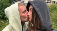 Justin Bieber kisses wife Hailey in Switzerland