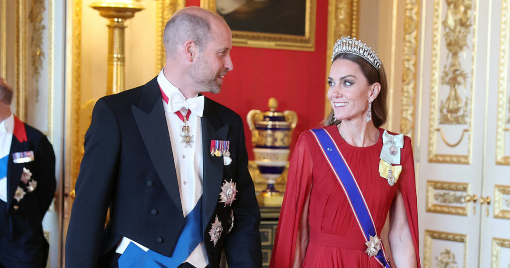 Kate Middleton seen in tiara for the first time in nearly 2 years