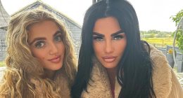 Katie Price blasts 'pathetic and sad' ex Peter Andre after she was banned from their daughter Princess' 18th birthday