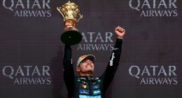Lando Norris wins chaotic British GP to close gap on Oscar Piastri as veteran driver lands first EVER podium