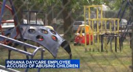 Laniecia Smith allegedly hit kids at Future Leaders Childcare Ministries in Gary, IN during calls with Porter County Jail inmate