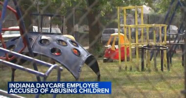 Laniecia Smith allegedly hit kids at Future Leaders Childcare Ministries in Gary, IN during calls with Porter County Jail inmate