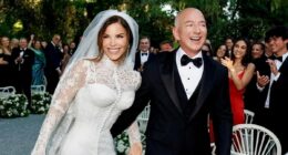 Lauren Sanchez and Jeff Bezos' 'edited' wedding photos send internet wild: 'How many thumbs you got, girl?'