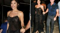 Lauren Sánchez shows her wild side in sheer animal-print dress on St. Tropez date night with Jeff Bezos