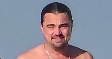Leonardo DiCaprio, 50, shows off recent weight loss with bikini-clad Vittoria Ceretti, 27, aboard yacht in Saint Tropez
