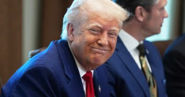 Live: Trump olds Cabinet meeting amid tariff talks, flooding