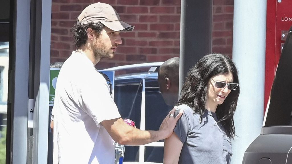 Lorde pictured with her new man at a London airport after they debut their relationship at Glastonbury - as his ex takes a savage swipe at couple