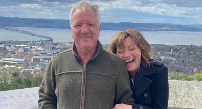 Lorraine Kelly's husband dubs host 'minging' as couple rough it up abroad