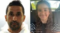 Luciano Frattolin has been charged with the murder of his daughter Melina, whose body was found in a pond in upstate New York. Pictured is Luciano's mughsot released by local authorities (AP), and the right is an image released of Melina during the early search for her (CNN).