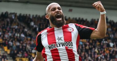 Man United up Bryan Mbeumo bid to £70MILLION - a £15m rise on their first offer - as they close in on beating Spurs to the forward's signature