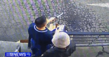 Man borrows butcher's knife in wild scenes at Sydney Mitre 10