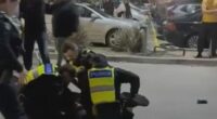 Police were forced to Taser the man outside the Hume Islamic Youth Centre.