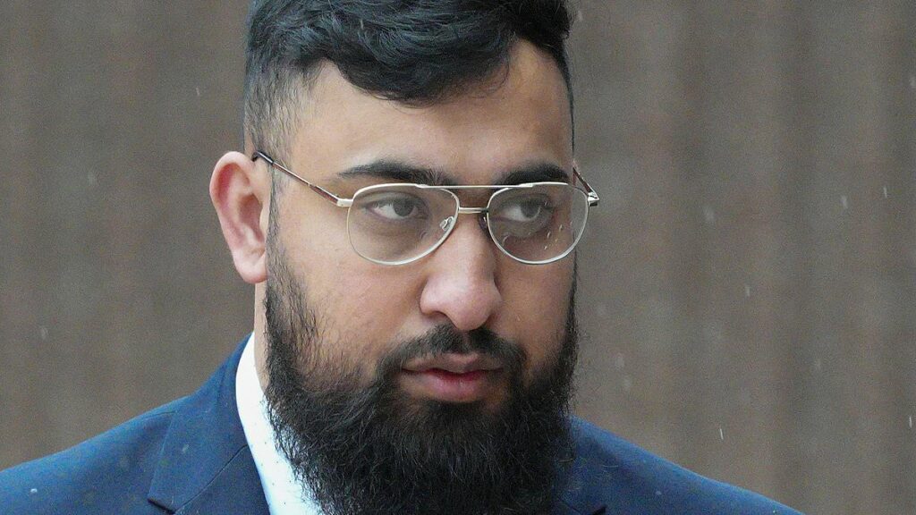 Manchester Airport 'police attacker' denies he 'saw red' and began 'pummelling' officer who was trying to arrest his brother, court hears