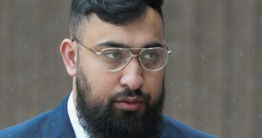 Manchester Airport 'police attacker' denies he 'saw red' and began 'pummelling' officer who was trying to arrest his brother, court hears