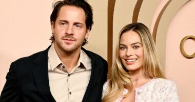 Margot Robbie dances the night away in Capri with husband Tom Ackerley