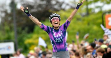 Mavi Garcia wins women's Tour de France stage, becomes oldest stage winner at 41