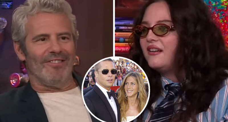 Meg Stalter stuns Andy Cohen by revealing her couple Goals are Brad Pitt and Jennifer Aniston: "I'm not really online"