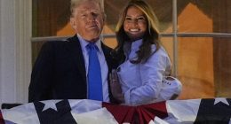 Melania Trump Beams at 4th of July Ceremonies, Does 'That' Special Dance With the President