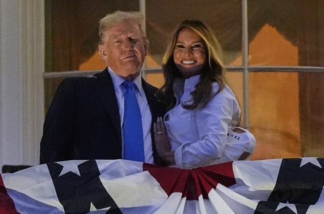 Melania Trump Beams at 4th of July Ceremonies, Does 'That' Special Dance With the President